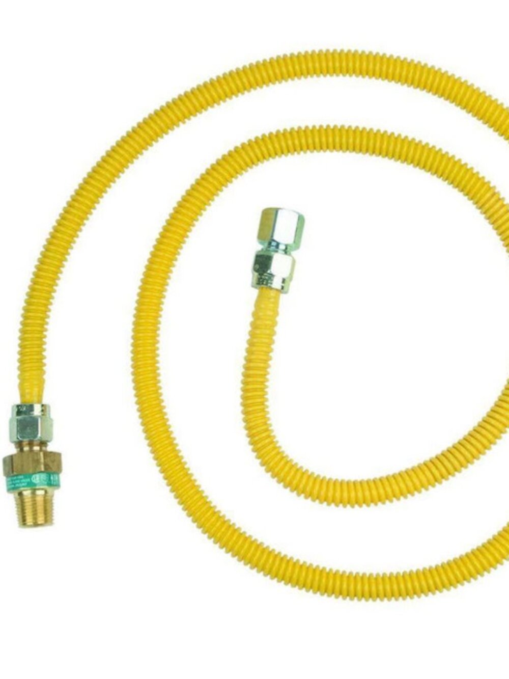 BrassCraft 1/2 In. MIP X 48 In. Stainless Steel Gas Connector
